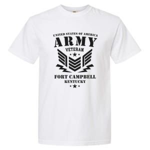 US Army Veteran Fort Campbell Kentucky Garment-Dyed Heavyweight T-Shirt