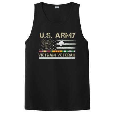 US Army Vietnam Veteran USA Flag Veteran Vietnam Army PosiCharge Competitor Tank