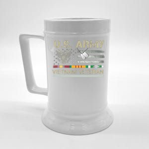 US Army Vietnam Veteran USA Flag Veteran Vietnam Army Beer Stein