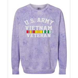 Us Army Vietnam Veteran Veteran's Day Gift Colorblast Crewneck Sweatshirt