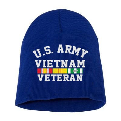 Us Army Vietnam Veteran Veteran's Day Gift Short Acrylic Beanie