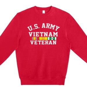 Us Army Vietnam Veteran Veteran's Day Gift Premium Crewneck Sweatshirt