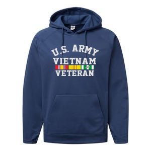 Us Army Vietnam Veteran Veteran's Day Gift Performance Fleece Hoodie