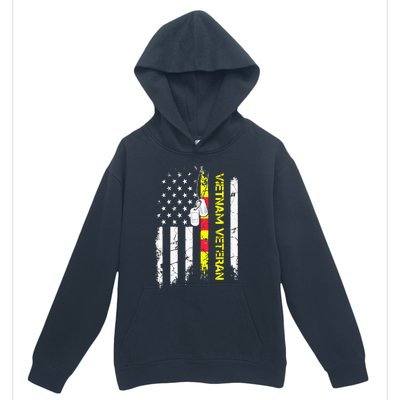 US Army Vietnam Veteran USA Flag Shirt, Veteran Vietnam Army Urban Pullover Hoodie