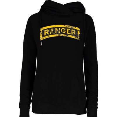 Vintage Ranger Tab Womens Funnel Neck Pullover Hood