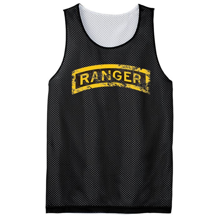 US Army Vintage Ranger Tab Mesh Reversible Basketball Jersey Tank