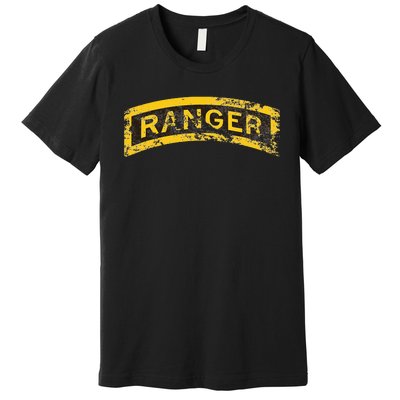 US Army Vintage Ranger Tab Premium T-Shirt