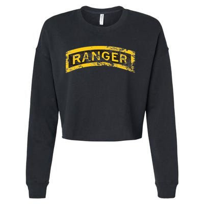 Vintage Ranger Tab Cropped Pullover Crew