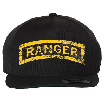 Vintage Ranger Tab Wool Snapback Cap