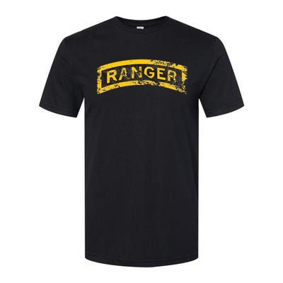 US Army Vintage Ranger Tab Softstyle CVC T-Shirt