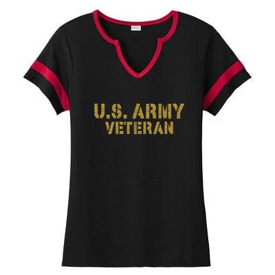 U.S. Army Veteran Ladies Halftime Notch Neck Tee