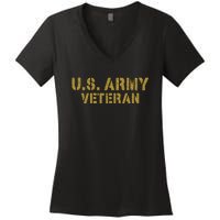 U.S. Army Veteran Women's V-Neck T-Shirt