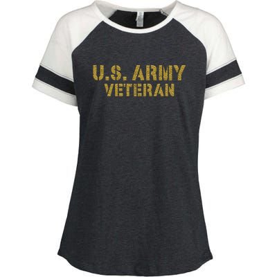 U.S. Army Veteran Enza Ladies Jersey Colorblock Tee