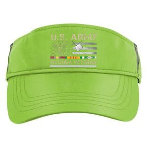 US Army Vietnam Veteran USA Flag  Veteran Vietnam Army Adult Drive Performance Visor