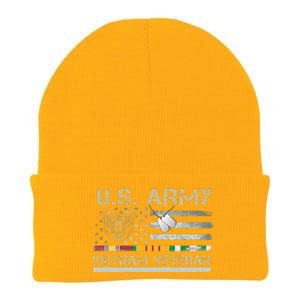 US Army Vietnam Veteran USA Flag  Veteran Vietnam Army Knit Cap Winter Beanie