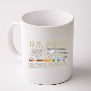 US Army Vietnam Veteran USA Flag  Veteran Vietnam Army Coffee Mug