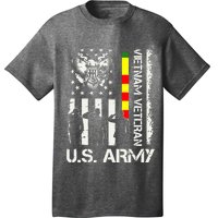 US Army Vietnam Veteran USA Flag | Veteran Vietnam Army T-Shirt