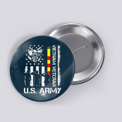 US Army Vietnam Veteran USA Flag | Veteran Vietnam Army Button