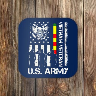 US Army Vietnam Veteran USA Flag | Veteran Vietnam Army Coaster