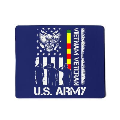 US Army Vietnam Veteran USA Flag | Veteran Vietnam Army Mousepad