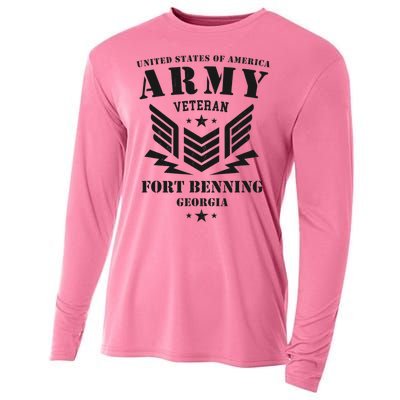 US Army Veteran Fort Benning Georgia Cooling Performance Long Sleeve Crew