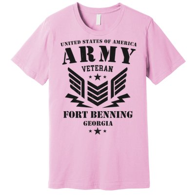 US Army Veteran Fort Benning Georgia Premium T-Shirt