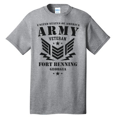 US Army Veteran Fort Benning Georgia Tall T-Shirt