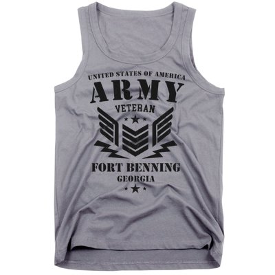 US Army Veteran Fort Benning Georgia Tank Top