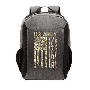 U.S. Army Veteran Camo U.S. Flag Army Veterans Vector Backpack