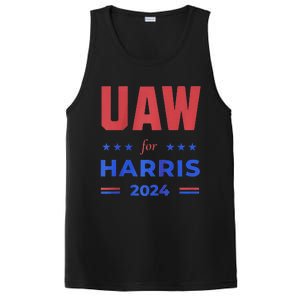 United Auto Workers For Harris 2024 Uaw Red Strike Kamala Raglan PosiCharge Competitor Tank