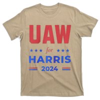 United Auto Workers For Harris 2024 Uaw Red Strike Kamala Raglan T-Shirt