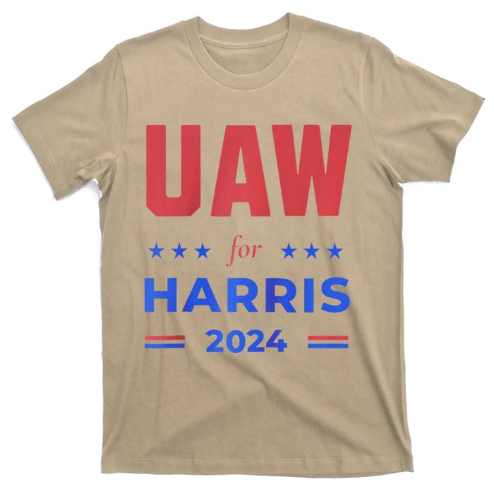 United Auto Workers For Harris 2024 Uaw Red Strike Kamala Raglan T-Shirt