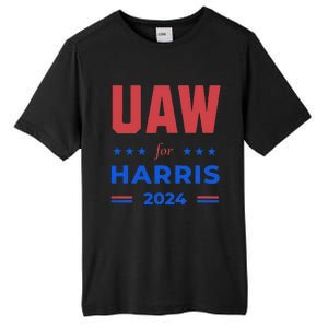 United Auto Workers For Harris 2024 Uaw Red Strike Kamala Tall Fusion ChromaSoft Performance T-Shirt