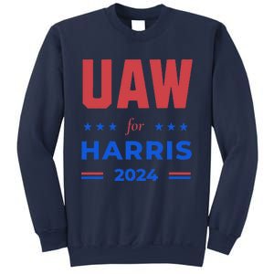 United Auto Workers For Harris 2024 Uaw Red Strike Kamala Sweatshirt