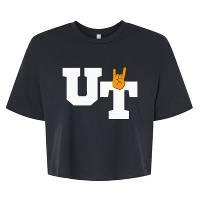 UT Austin Workout Gear Bella+Canvas Jersey Crop Tee