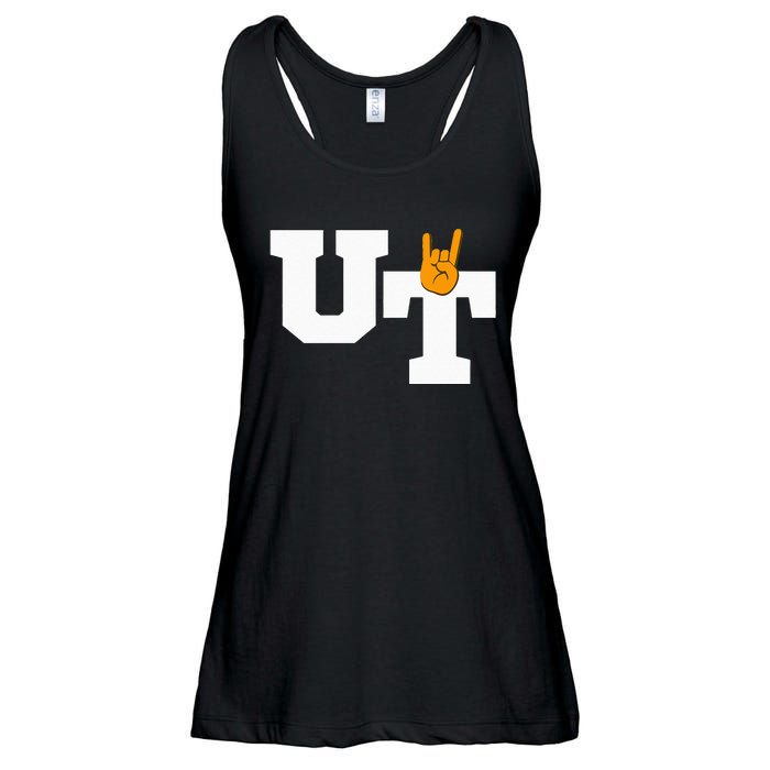 UT Austin Workout Gear Ladies Essential Flowy Tank