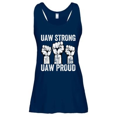 United Auto Workers UAW Strong UAW Proud UAW Strike Ladies Essential Flowy Tank