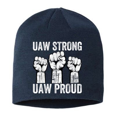 United Auto Workers UAW Strong UAW Proud UAW Strike Sustainable Beanie