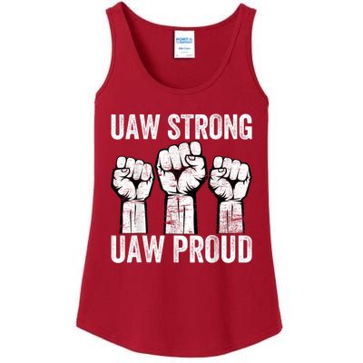 United Auto Workers UAW Strong UAW Proud UAW Strike Ladies Essential Tank