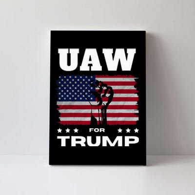 United Auto Workers For Donald Trump Uaw 2024 Election Canvas