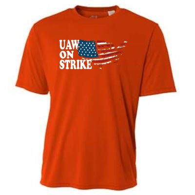 United Auto Workers Support | UAW On Strike Protest Cooling Performance Crew T-Shirt