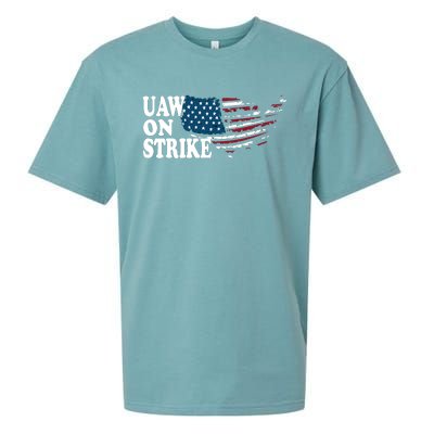 United Auto Workers Support | UAW On Strike Protest Sueded Cloud Jersey T-Shirt