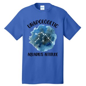 Unapologetic Aquarius Zodiac Constellation Attitude Meaningful Gift Tall T-Shirt