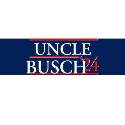 Uncle Busch 2024 Election Logo Bumper Sticker