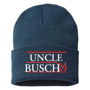 Uncle Busch 2024 Election Logo Sustainable Knit Beanie