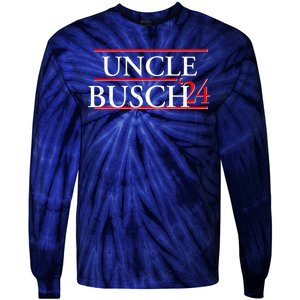 Uncle Busch 2024 Election Logo Tie-Dye Long Sleeve Shirt