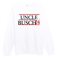 Uncle Busch 2024 Election Logo Premium Crewneck Sweatshirt