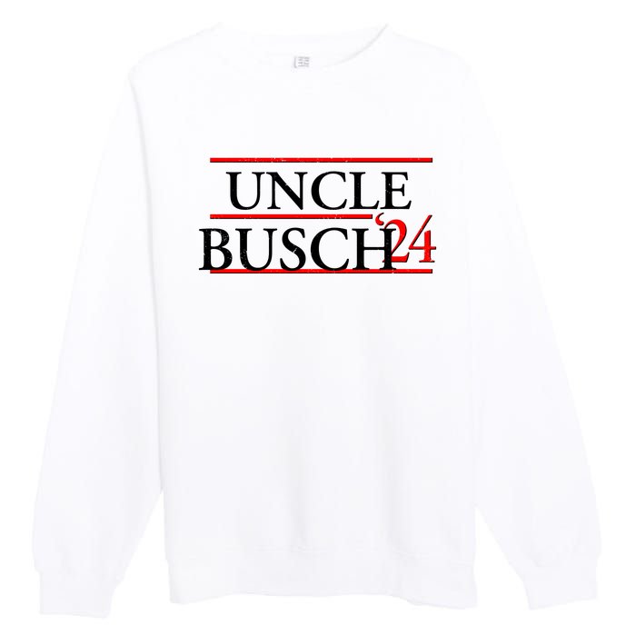 Uncle Busch 2024 Election Logo Premium Crewneck Sweatshirt