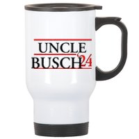 Uncle Busch 2024 Election Logo Stainless Steel Travel Mug