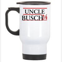 Uncle Busch 2024 Election Logo Stainless Steel Travel Mug